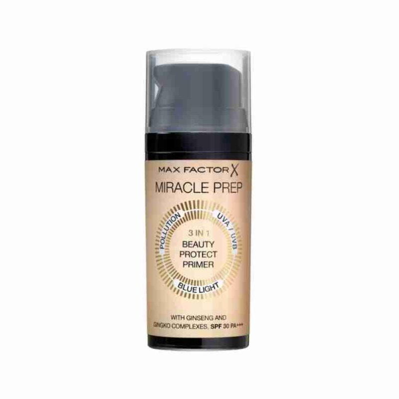 Max Factor Miracle Prep 3 in 1 Beauty Protect SPF30 Makeup Primer 30ml